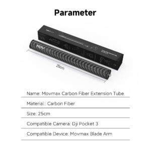 Movmax Carbon Fiber Extension Tube HTCamera 3