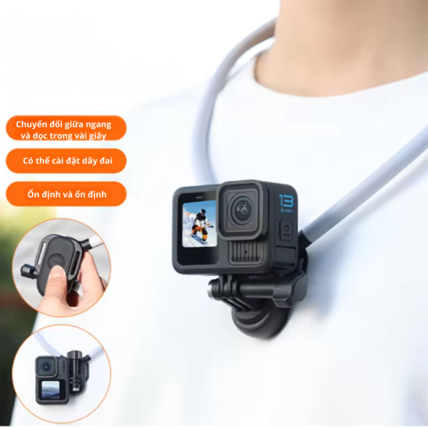 Vòng Đeo Cổ VRIG AC-01 SE Cho Action Cam - Hình ảnh 3