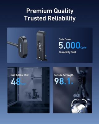 Telesin Magnetic Door and Power Cable Kit