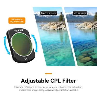 Bộ FiLter TELESIN CPL ND16/64/256 cho DJI Osmo Pocket 3 12 Filter Telesin CPL ND16/64/256 cho DJI Osmo Pocket 3