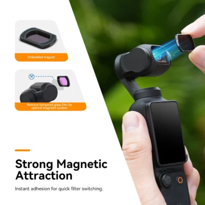 Bộ FiLter TELESIN CPL ND16/64/256 cho DJI Osmo Pocket 3 14 Filter Telesin CPL ND16/64/256 cho DJI Osmo Pocket 3