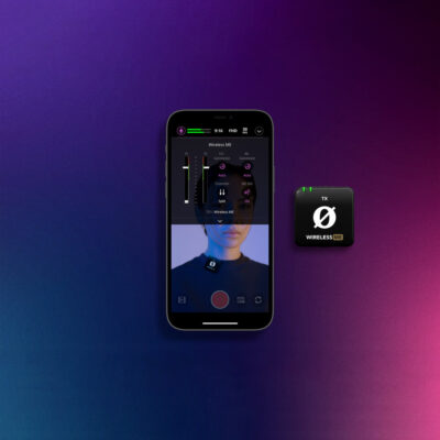 Micro Rode Wireless ME Dual 39 RODE Capture Volume Control Screen 2000x2000px 01 1080x1080 45a20b0