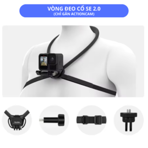 Vòng Đeo Cổ Cho GoPro/Action Cam/Điện Thoại Telesin SE 2.0