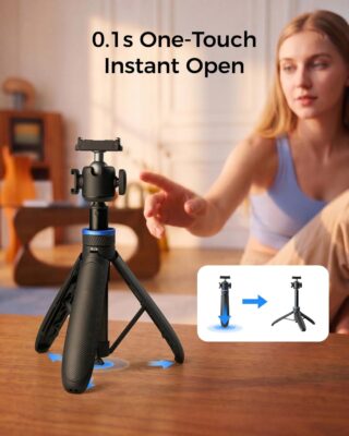 Telesin 65cm One-Touch Quick Open Tripod Selfie Stick For Action 6/Osmo Nano/Osmo 360 18 71QFSHQbPDL. AC SL1500