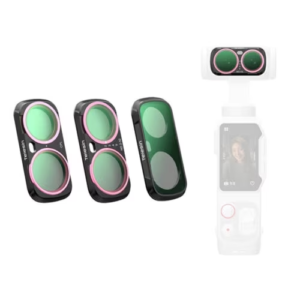 HTCamera | Nhà phân phối GoPro và Cardo chính hãng 82 Telesin Filter Kit For Insta360 Luna Ultra (CPL + VND2-32 + Black Diffusion 1/4)