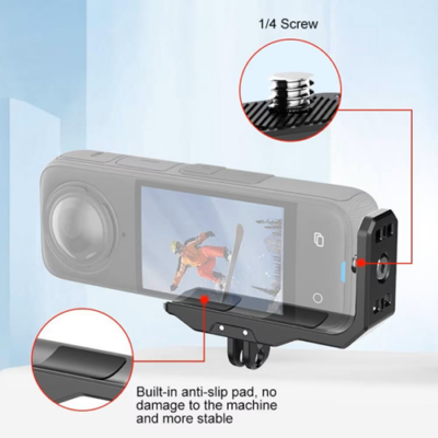 Ngàm chuyển quay ngang/dọc Insta360 X5/X4 Puluz