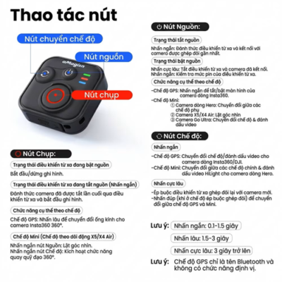 remote bluetooth insta360 dji gopro amagsin am40 thum 15