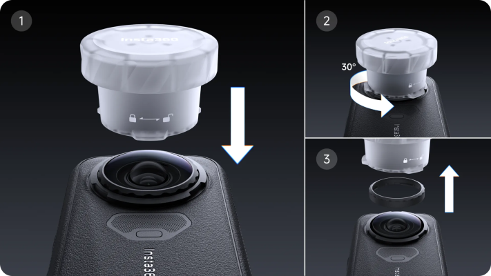 Bộ kính bảo vệ lens thay thế Insta360 X6